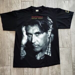 Bryan Ferry T-shirt XL 1995 Mamouna Album‎ Concert Tour Johnnie Walker S/S